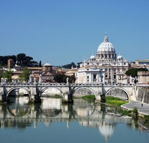 Rom: Blick auf den Vatikan